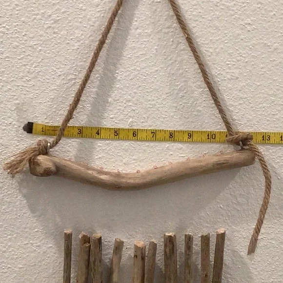 Driftwood Art, Driftwood Wind Chime , Mobile, Driftwood Coastal Decor - Picture 7 of 9